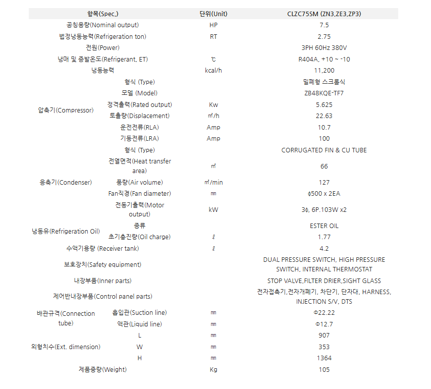 제품 정보